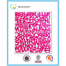 PVC/EVA glitter alphabet letter sticker